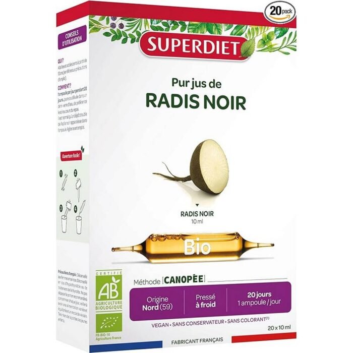 Liver detoxification — Super Diet Black Radish Pure Juice,