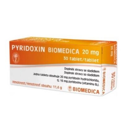 Support for the nervous system — Biomedica Pyridoxine 20mg,