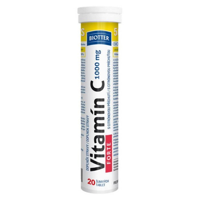 Weakened immune system-BIOTTER Vitamin C FORTE effervescent tablets,