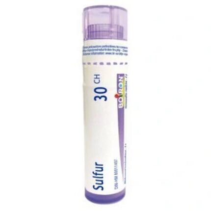 Apoyo a la salud de la piel – BOIRON Sulfur 30 CH granules,