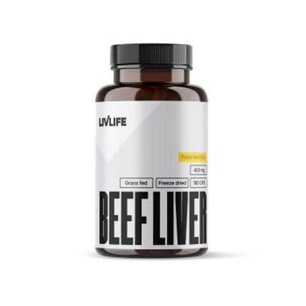Augmentation du taux de fer — Cosmix LIVLIFE Grass fed beef liver,