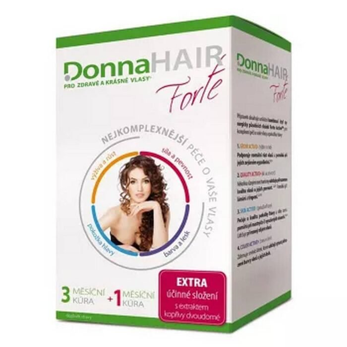 Fortalecimiento del cabello y prevención de la caída — DONNA HAIR Forte 4 month treatment,