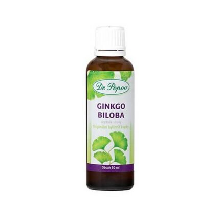 Amélioration de la circulation cérébrale — Dr. Popov Ginkgo Biloba,