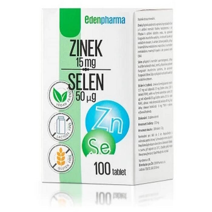 Apoyo al sistema inmunológico — EDENPHARMA Zinc and Selenium,