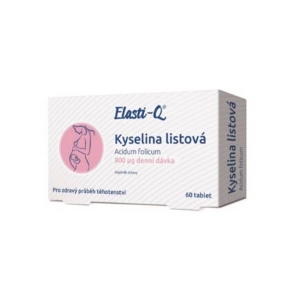 Supporting normal fetal development – Elasti-Q Folic Acid 800μg, 60,