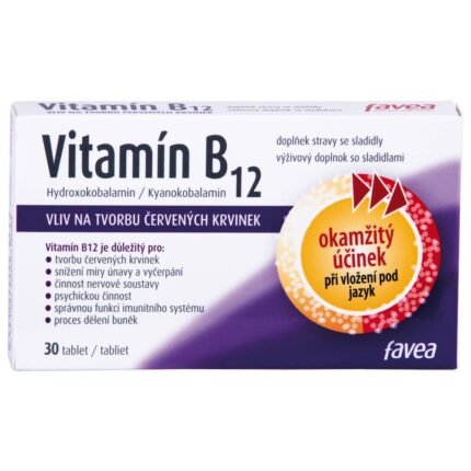 Vitamin B12 deficiency leading to fatigue-FAVEA Vitamin B12,