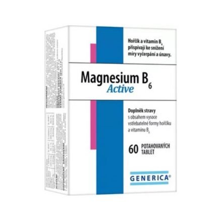 Supporting the nervous system – Generica Magnesium B6 Active,