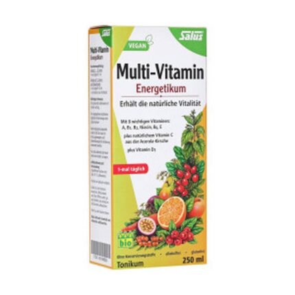 Provides a natural boost to energy levels, helping to combat fatigue and improve overall vitality-GmbH & Co. KG Salus Multi-Vitamin-Energetic 250 ml,