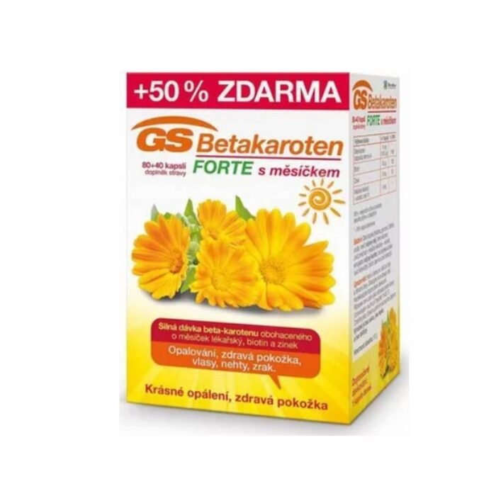 Apoyo a la salud de la piel – GS Betakaroten Forte with calendula,