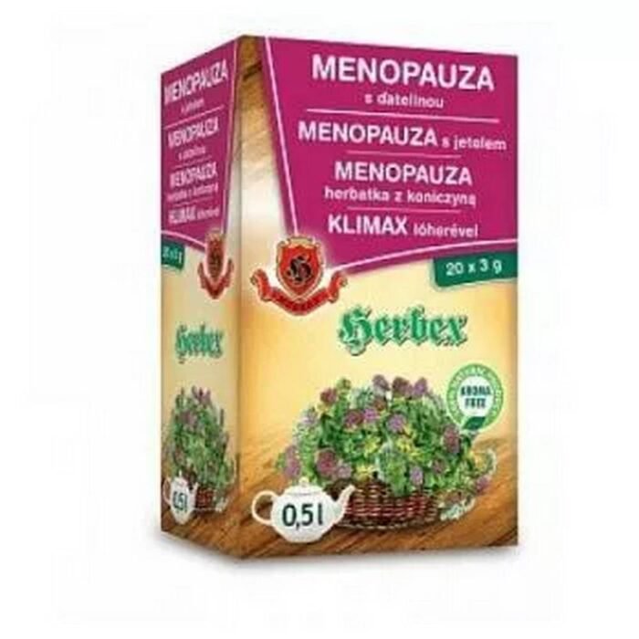 Relief of menopause symptoms — HERBEX Menopause Tea with Clover 3 g,