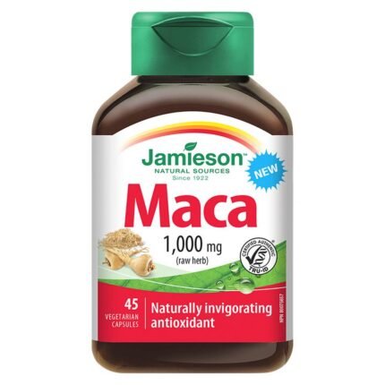 Energy boost — Jamieson Maca 1000mg, Improved endurance — Jamieson Maca 1000mg, Hormonal balance support — Jamieson Maca 1000mg, Immune support — Jamieson Maca 1000mg