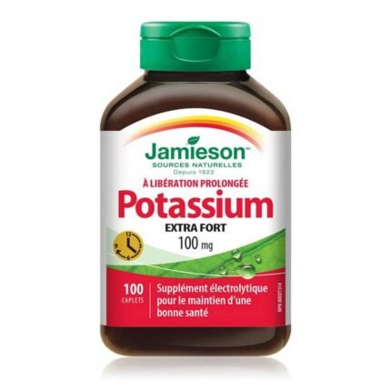 Potassium deficiency — Jamieson Potassium 100mg,