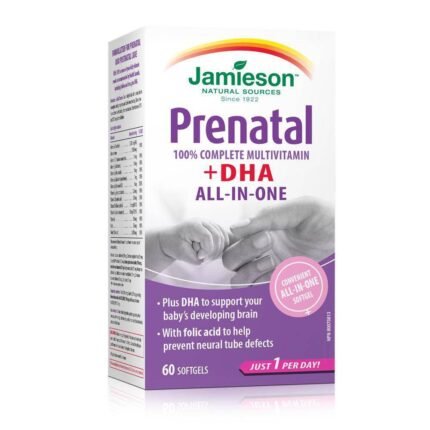 Supporting the health of the mother and baby during pregnancy - JAMIESON Prenatal Complete with DHA and EPA,