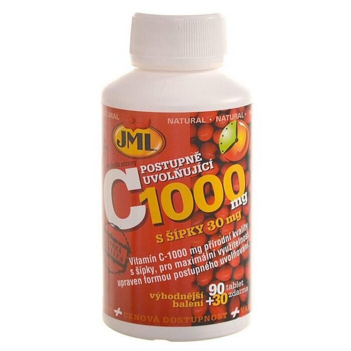 Supports immune system function — JML Vitamin C 1000 mg,