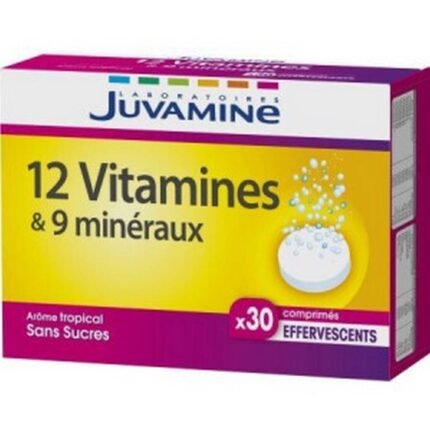 Helps combat fatigue by providing essential vitamins and minerals that support energy levels-Juvamine 12 vitamins & 9 minerals,