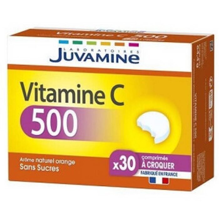 Helps reduce fatigue and tiredness, especially during periods of stress or seasonal changes-Juvamine Chewable Vitamin C 500,
