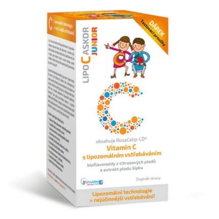 Low immune defenses in children-LIPO C ASKOR Junior liquid liposomal vitamin C 110 ml,