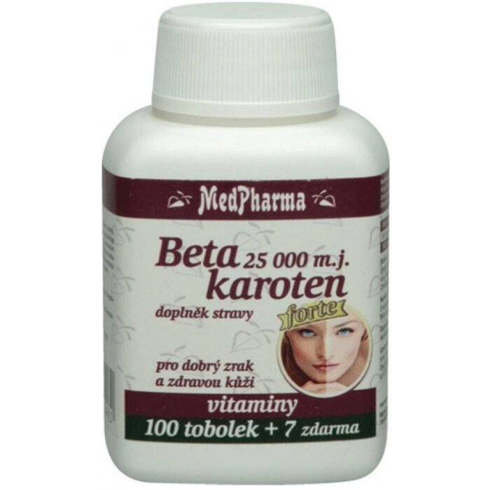 Bronzage et protection de la peau – MedPharma Beta Karot. 25 000 mj Panthenol + PABA,
