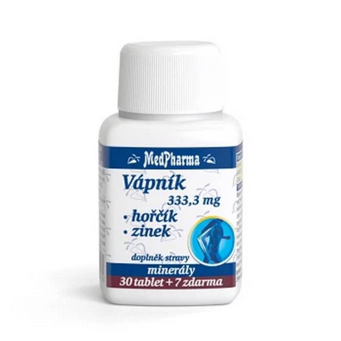 Apoyo a la salud ósea — MEDPHARMA Calcium + Magnesium + Zinc,