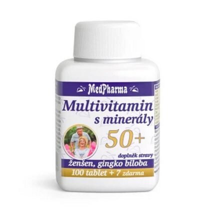 Replenishing vitamin and mineral deficiencies after 50 — MEDPHARMA Multivitamin with minerals 50+