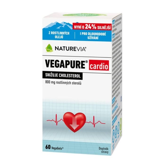 Cholestérol LDL élevé - NATUREVIA Vegapure cardio 800 mg,