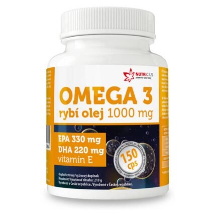 Poor cardiovascular function-NUTRITION NUTRICIUS Omega 3 fish oil 1000 mg,