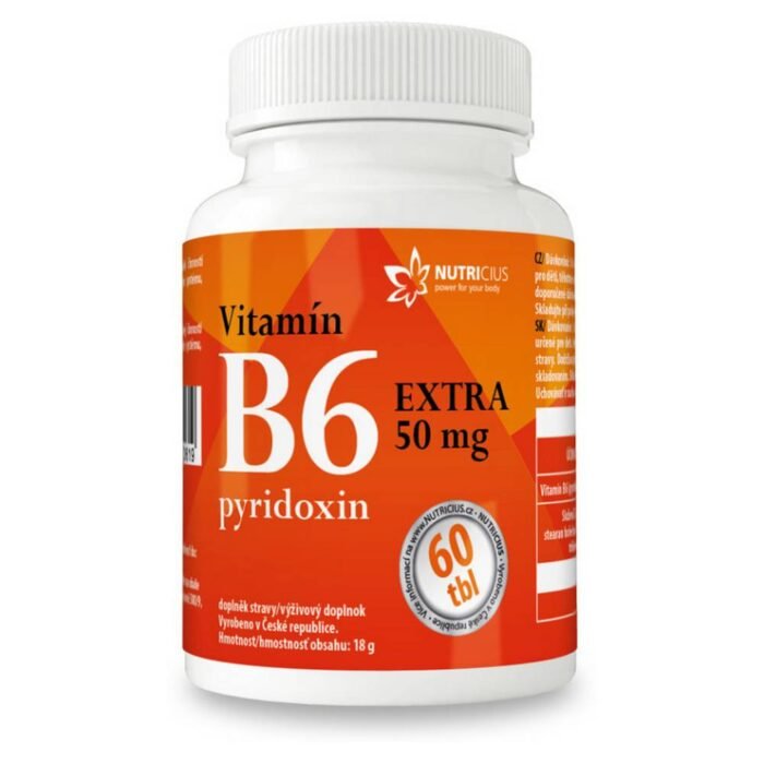 Carence en vitamine B6 - NUTRITION NUTRICIUS Vitamin B6 extra 50 mg pyridoxine,