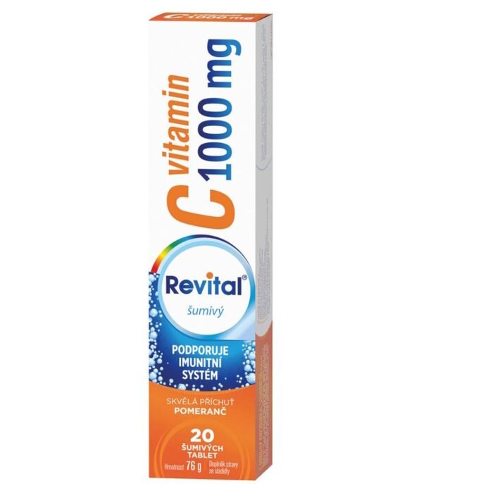 Weak Immune System-REVITAL Vitamin C 1000 mg orange,
