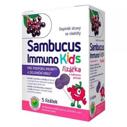 Support of children’s immunity — SAMBUCUS IMMUNO Kids lollipops,