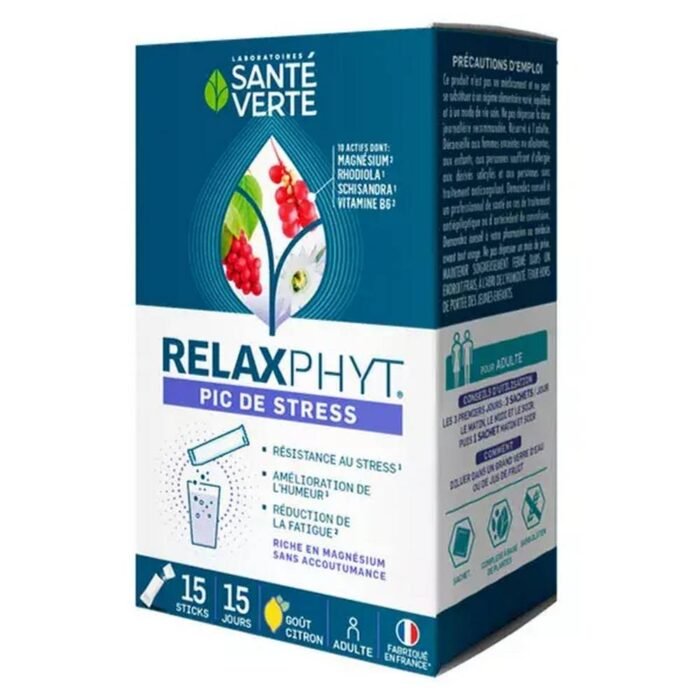 Acute and sudden peaks of stress-Relaxphyt Stress Peak,