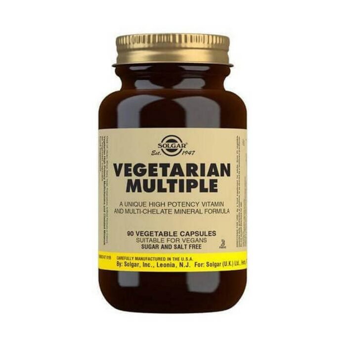 Carence en vitamines et minéraux — Solgar Multiple Vegetarian, Soutien de la santé globale — Solgar Multiple Vegetarian, Augmentation de l'énergie — Solgar Multiple Vegetarian, Soutien immunitaire — Solgar Multiple Vegetarian