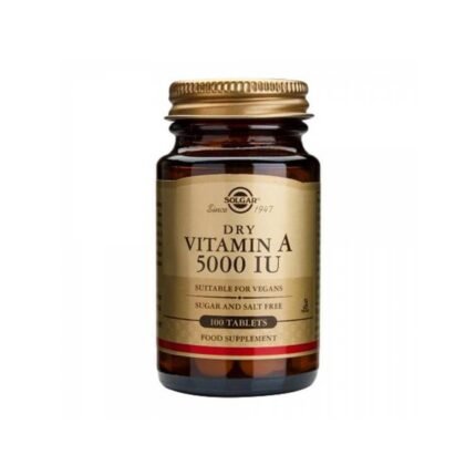 Salud ocular – Solgar Vitamin A 5000 IU,