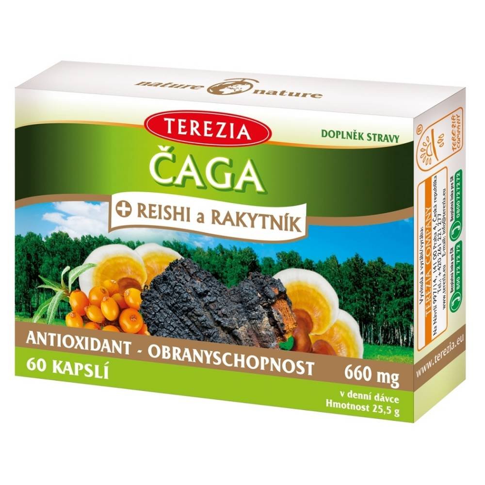 terezia chaga reishi and sea buckthorn60 Sistema inmunológico debilitado-TEREZIA Chaga Reishi and Sea Buckthorn,