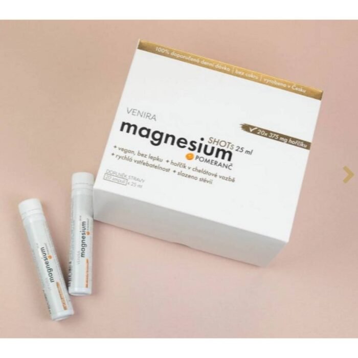 Rapid magnesium replenishment – VENIRA Magnesium Shots, 25ml,