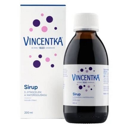 Cough relief — VINCENT VINCENTKA Syrup with plantain and thyme,