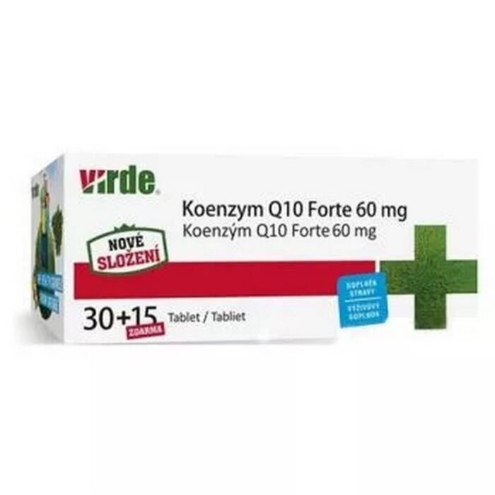 Cardiovascular system support — VIRDE Coenzyme Q10 Forte,