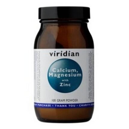 Low bone density due to insufficient mineral intake-VIRIDIAN Nutrition Calcium Magnesium with Zinc 100 g,