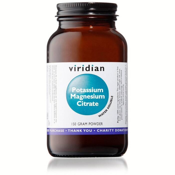 Поддержка водно-электролитного баланса – Viridian Potassium Magnesium Citrate,