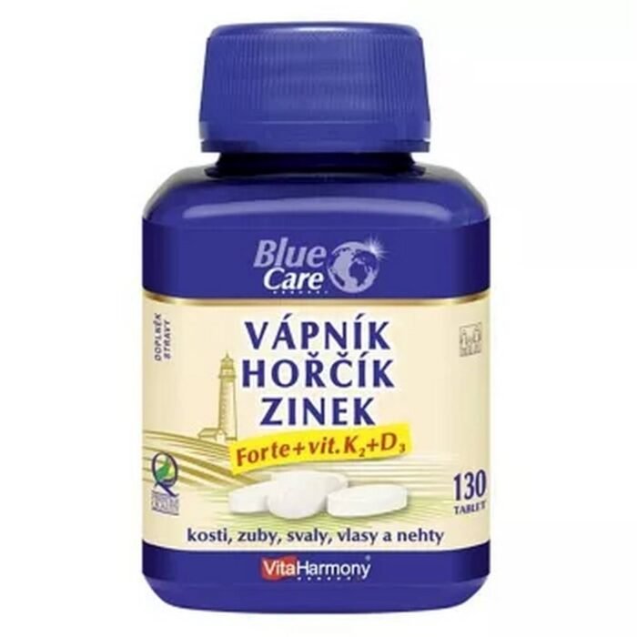 Поддержка здоровья костей — VITAHARMONY Calcium Magnesium Zinc Forte + Vitamin D3 and K2,