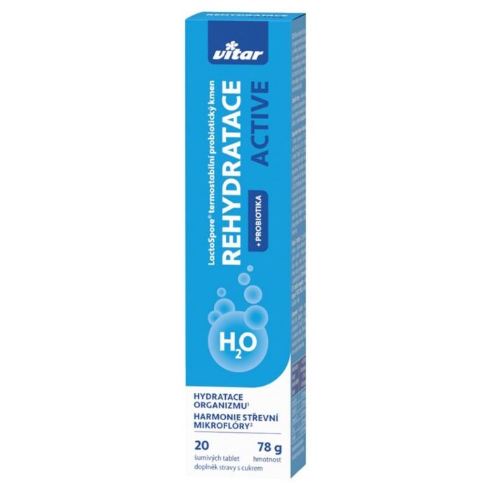 Dehydration after exercise-VITAR Rehydration active,