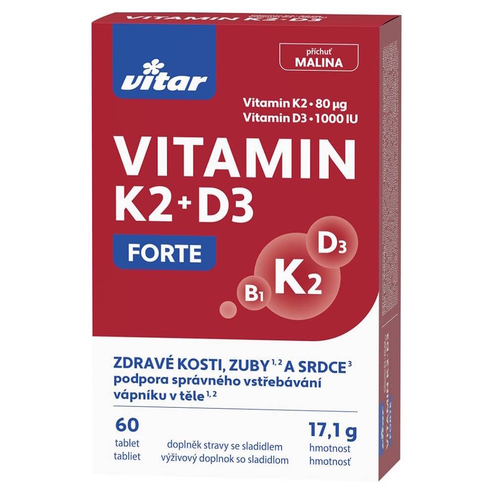 vitar vitamin k2 d3 forte60 Poor Calcium Absorption-VITAR Vitamin K2 + D3 forte,