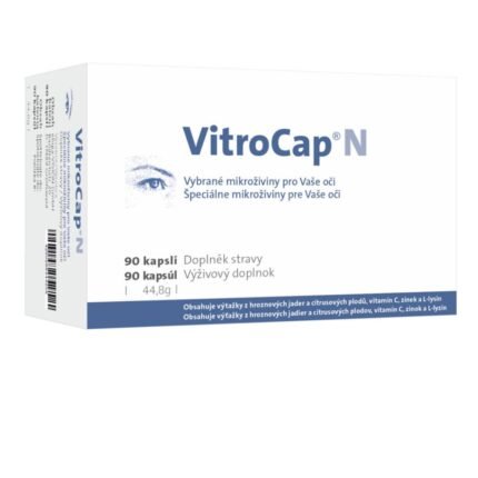 Eye floaters caused by vitreous degeneration-VITROCAP N,