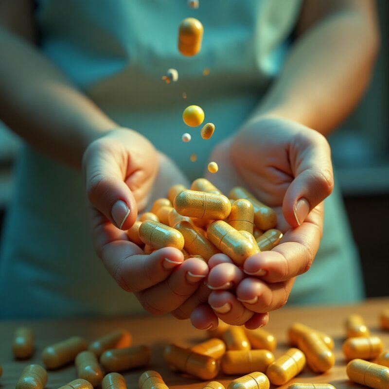 French vitamins benefits with clean packaging and herbal ingredients