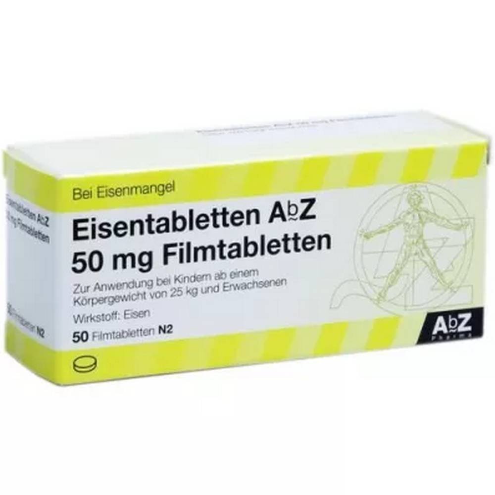abz eisentabletten 50 mg 50 Prevention and treatment of iron-deficiency anemia — AbZ EISENTABLETTEN,