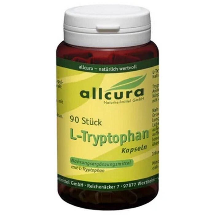 Trastornos del sueño y dificultad para conciliar el sueño — Allcura L‑Tryptophan 500 mg,