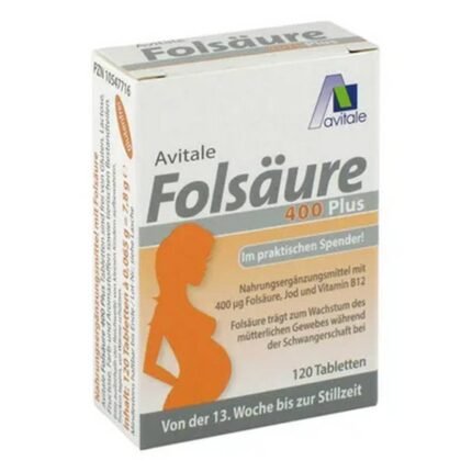 Supporting normal folic acid levels — Avitale Folic Acid 400 Plus,