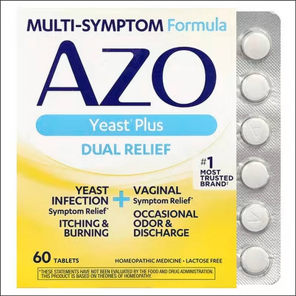 azo yeast® plus 60 tablets Equilibrio de levadura y apoyo para el bienestar femenino – AZO Yeast® Plus