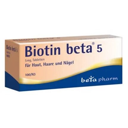 Renforcement des cheveux et des ongles — Biotin beta® 5,