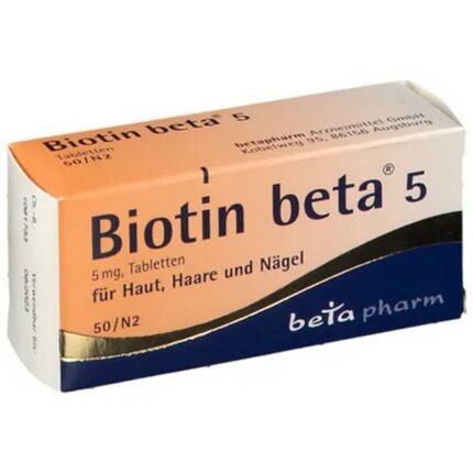 Strengthening hair and nails — Biotin beta® 5,