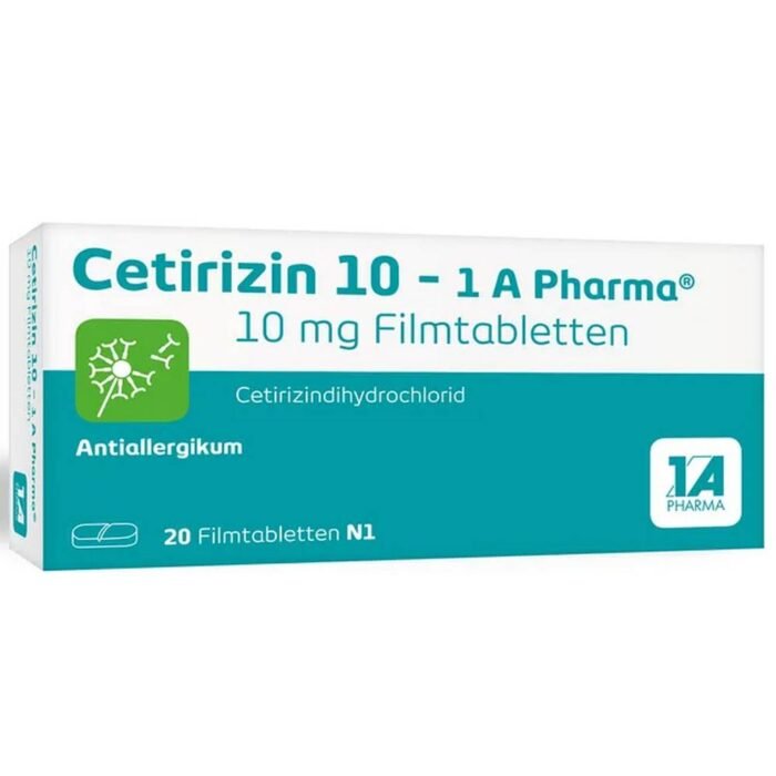 Symptômes de rhinite allergique-Cétirizine,